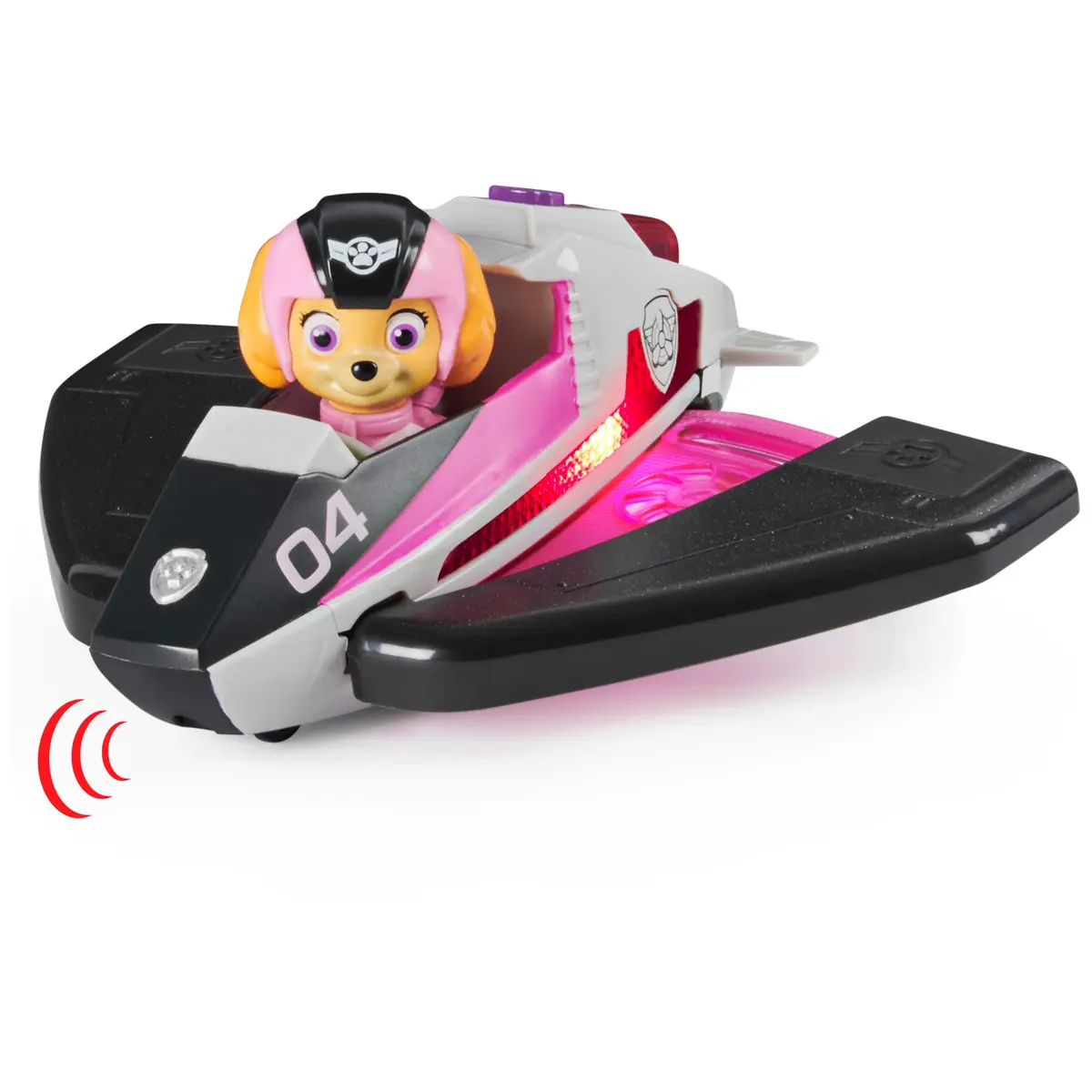 Paw Patrol Jet to the Rescue Skye Deluxe Transforming Vehicle Toy | Lights & Sounds, Skye Figure, Ages 3+ - view 5