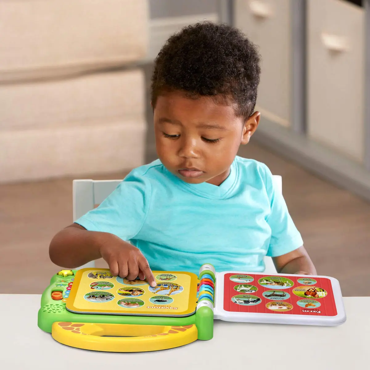 LeapFrog 100 Animals Book, Green | Bilingual English Spanish Learning Toy for 18+ Months - view 5