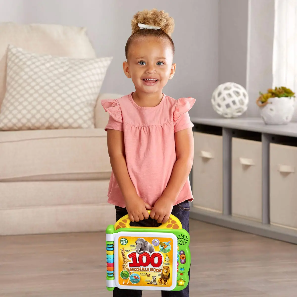 LeapFrog 100 Animals Book, Green | Bilingual English Spanish Learning Toy for 18+ Months - view 6