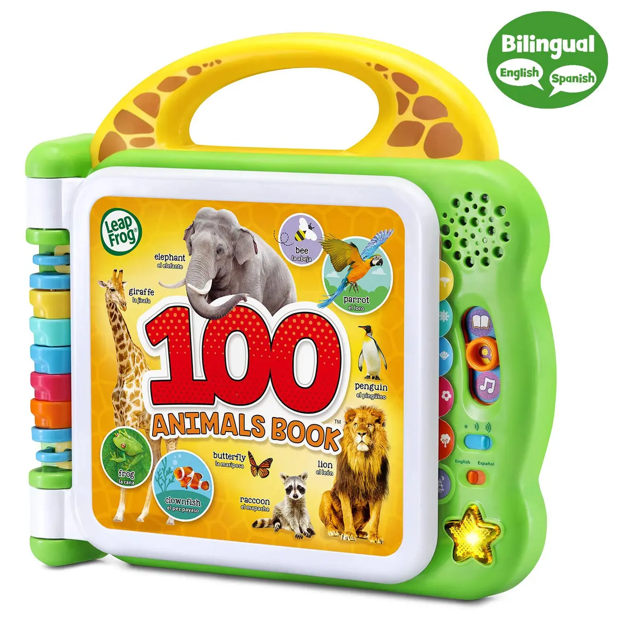 LeapFrog 100 Animals Book, Green | Bilingual English Spanish Learning Toy for 18+ Months - view 2