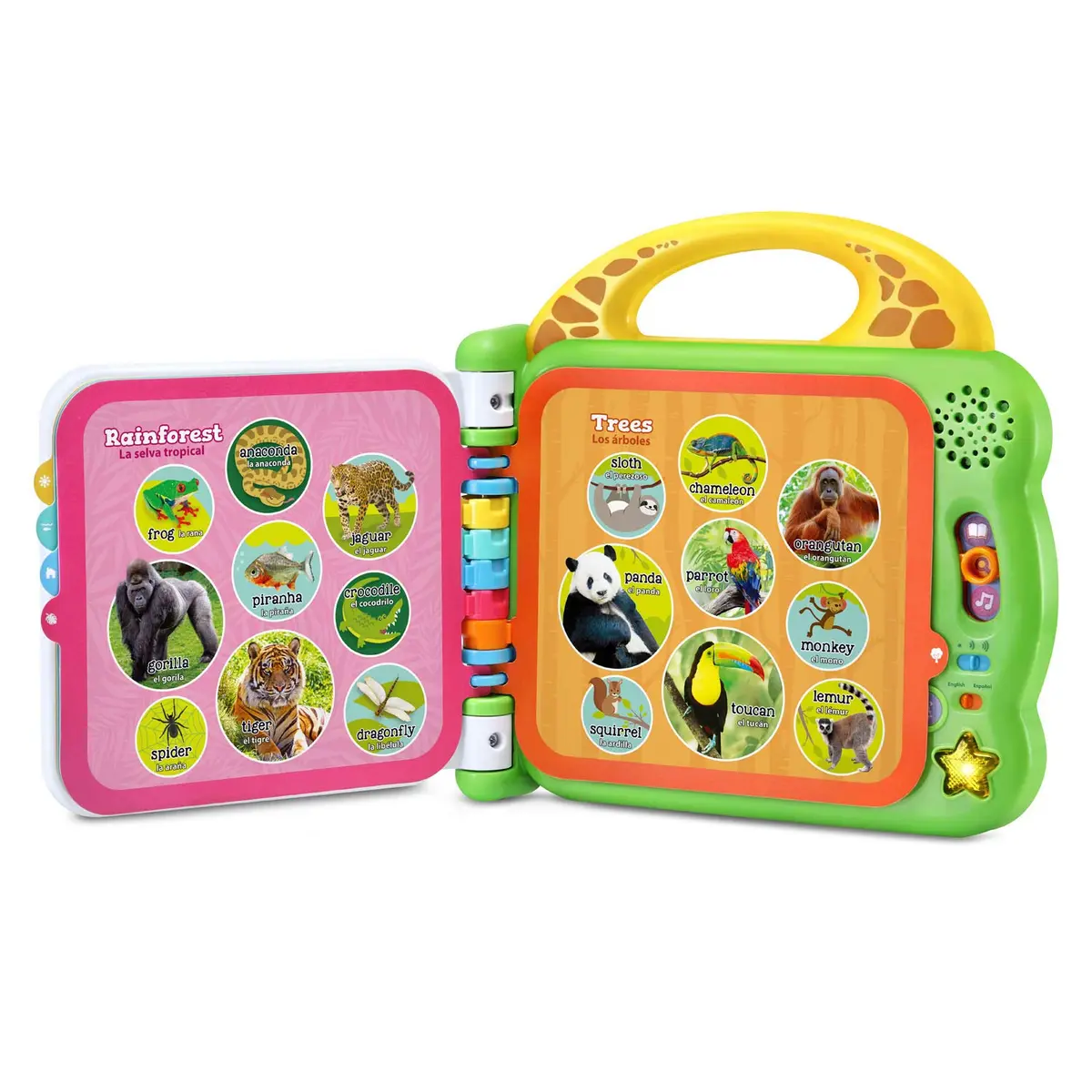 LeapFrog 100 Animals Book, Green | Bilingual English Spanish Learning Toy for 18+ Months - view 3