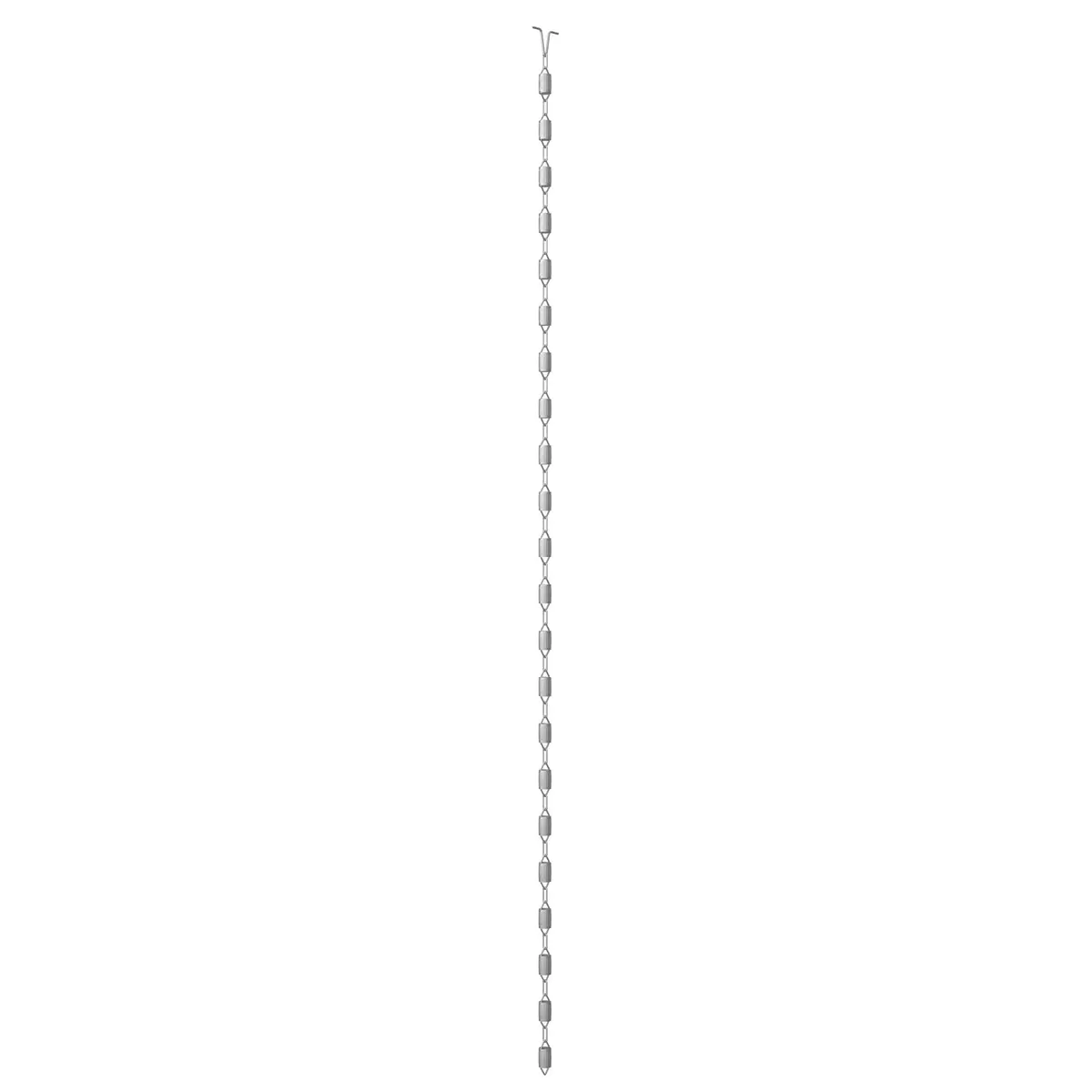 Rain Chains Direct Scallop Rain Chain 8.5 ft | Aluminum Gutter Replacement for Outdoor Décor - view 8