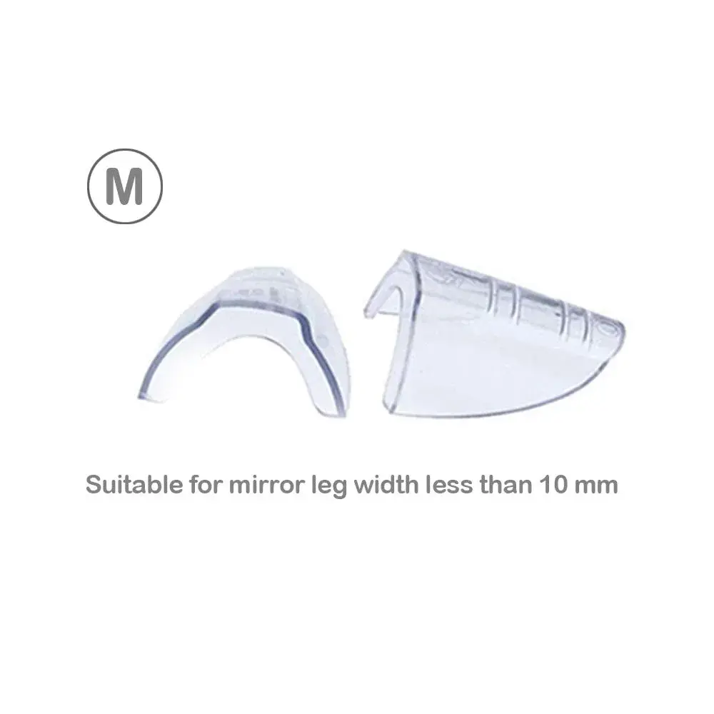 Korty Clear Flexible TPU Side Shields for Eyeglasses | Fits Eyeglass Bracket Width < 10mm (3 Pairs) - view 2