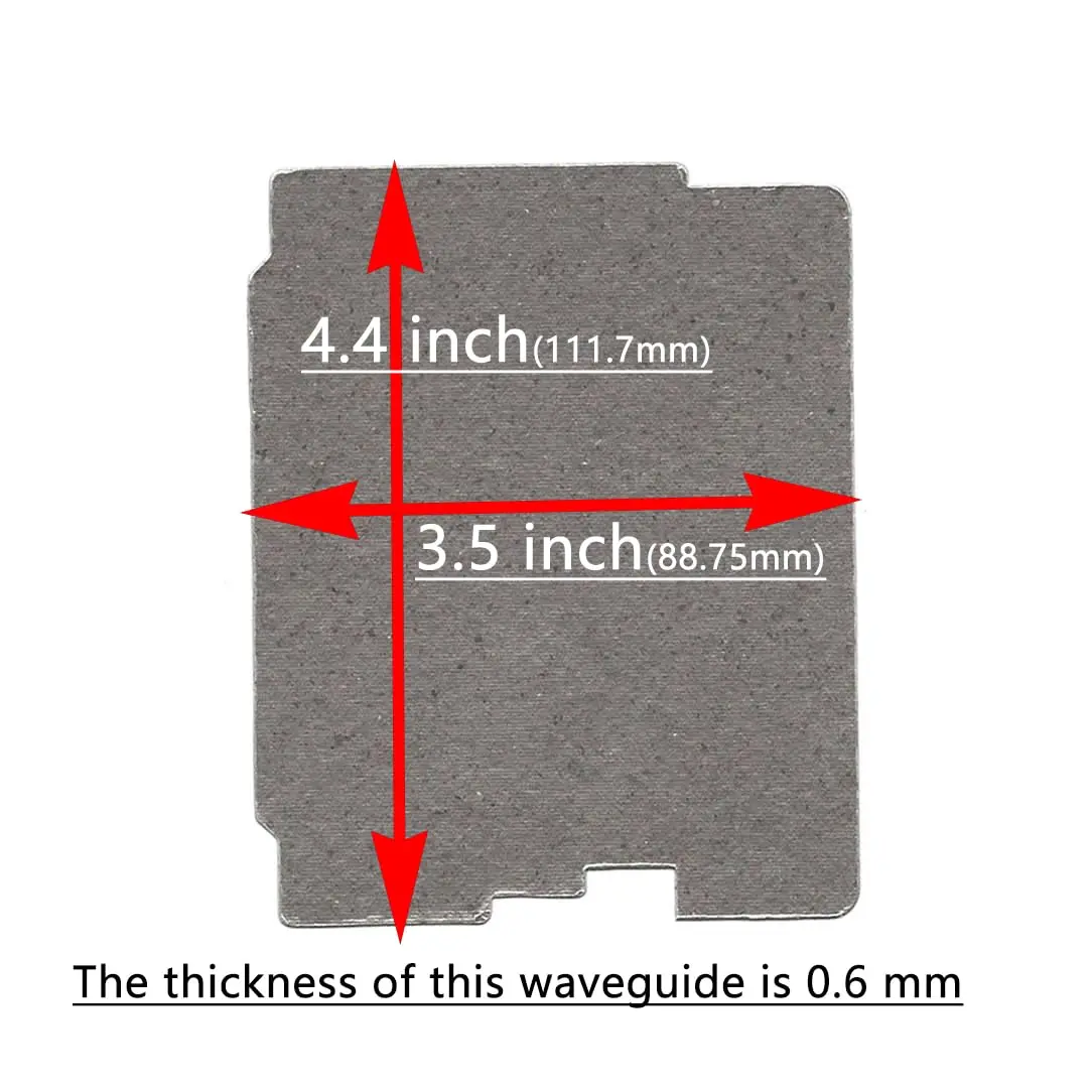 METER STAR 2PCS Waveguide Cover for Frigidaire 5304462314 | Microwave Oven Replacement Part, Suitable for Multiple Models - view 2
