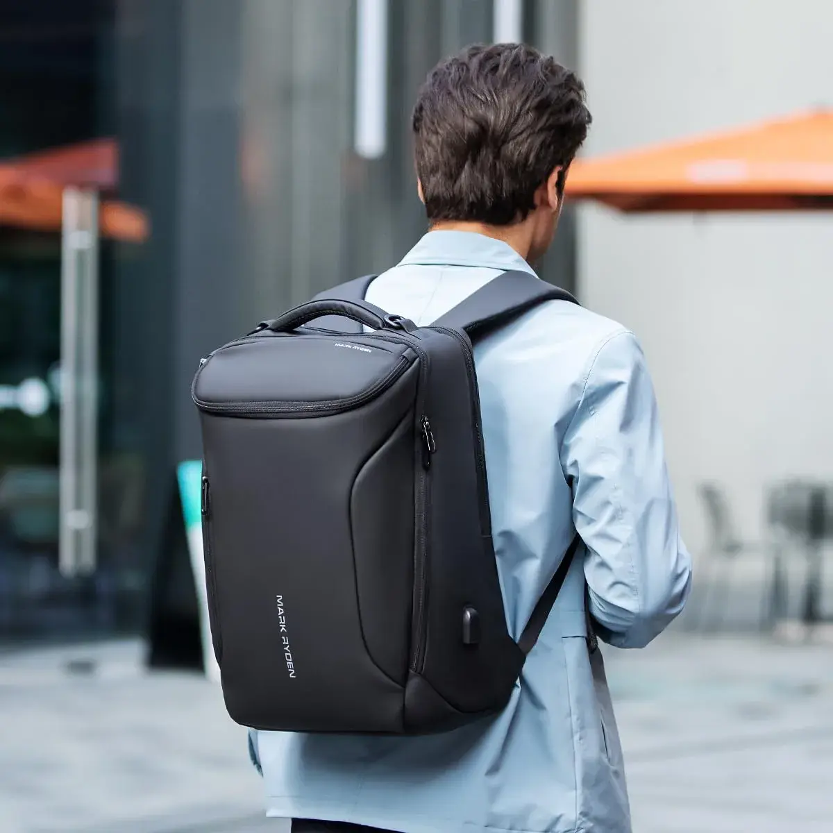 MARK RYDEN Business Backpack for Men, 17.3 Inch Laptop Backpack | Water Resistant with USB Port - view 2