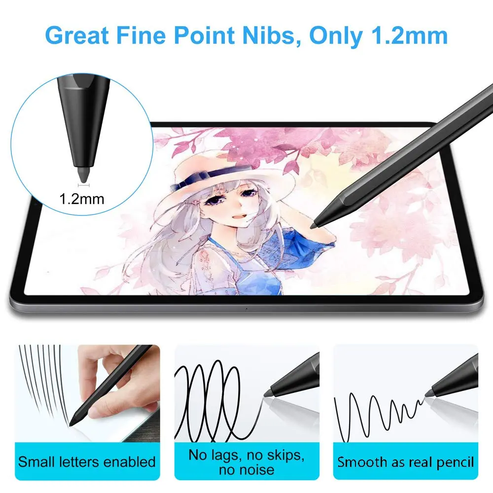 FOJOJO Stylus Pen for iPad 2026-2018 | Fast Charge, Palm Rejection, Precise Writing - view 5