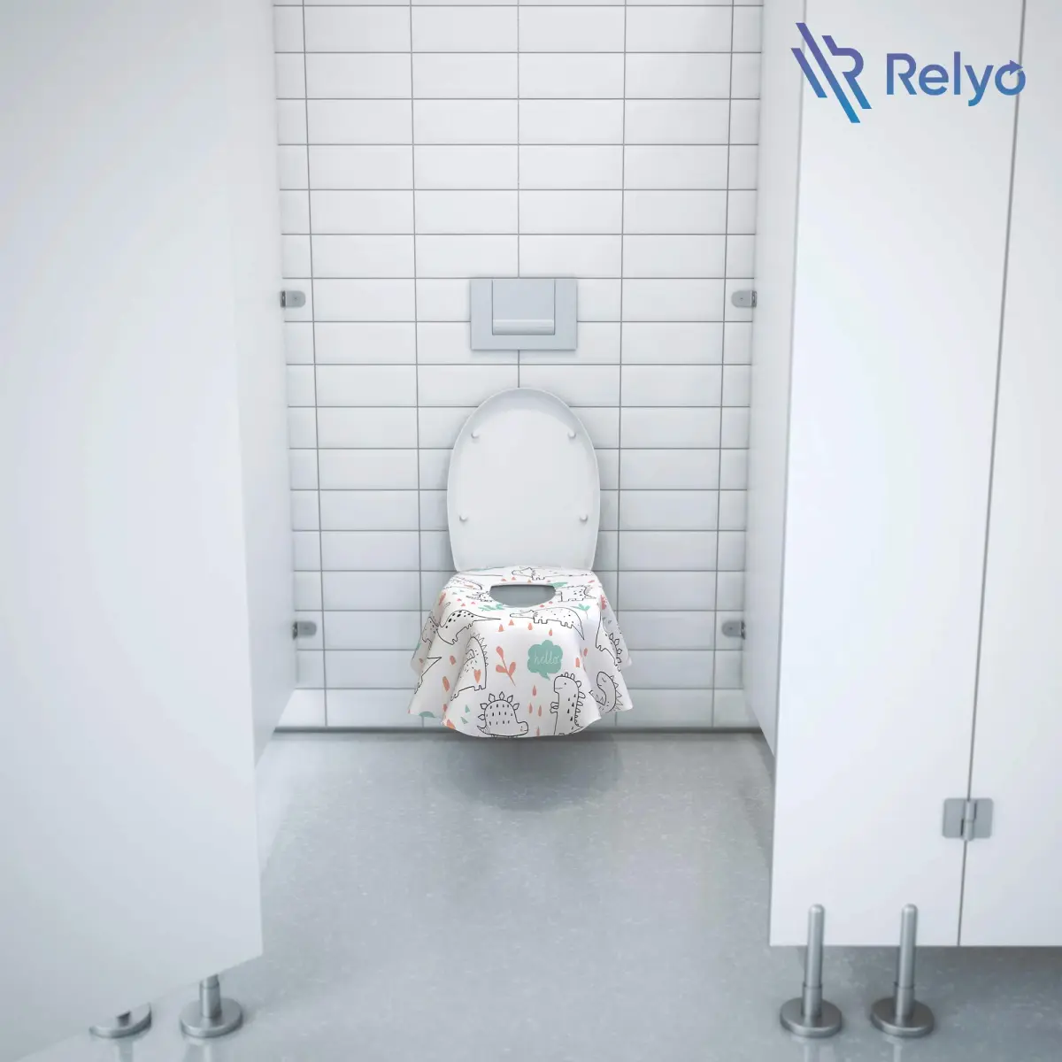 Relyo Disposable Toilet Seat Covers 20 Count (Pack of 1) | Travel-Friendly & TSA-Ready - view 7