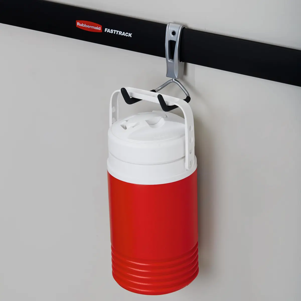 Rubbermaid Garage Storage Utility Hook 4 Pack | Supports Up to 25 lbs | Aluminum & Satin Nickel Finish - view 3