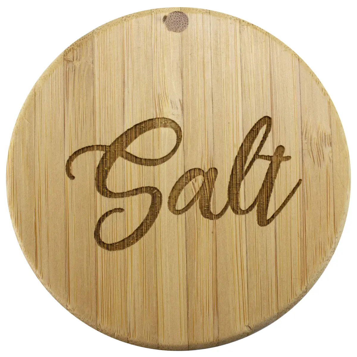 Totally Bamboo Salt Cellar Bamboo Storage Box with Magnetic Swivel Lid, 6 Ounce Capacity, Salt Engraved on Lid - view 5