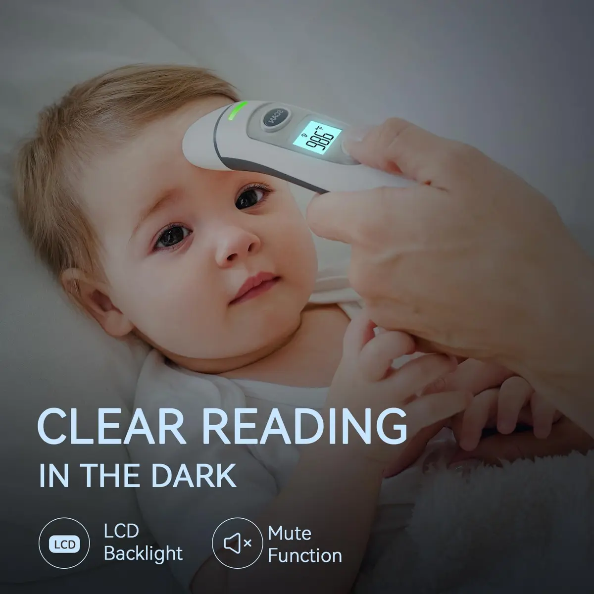 GoodBaby Ear and Forehead Thermometer for Adults & Kids | Accurate 1s Infrared Reading with Memory - view 6