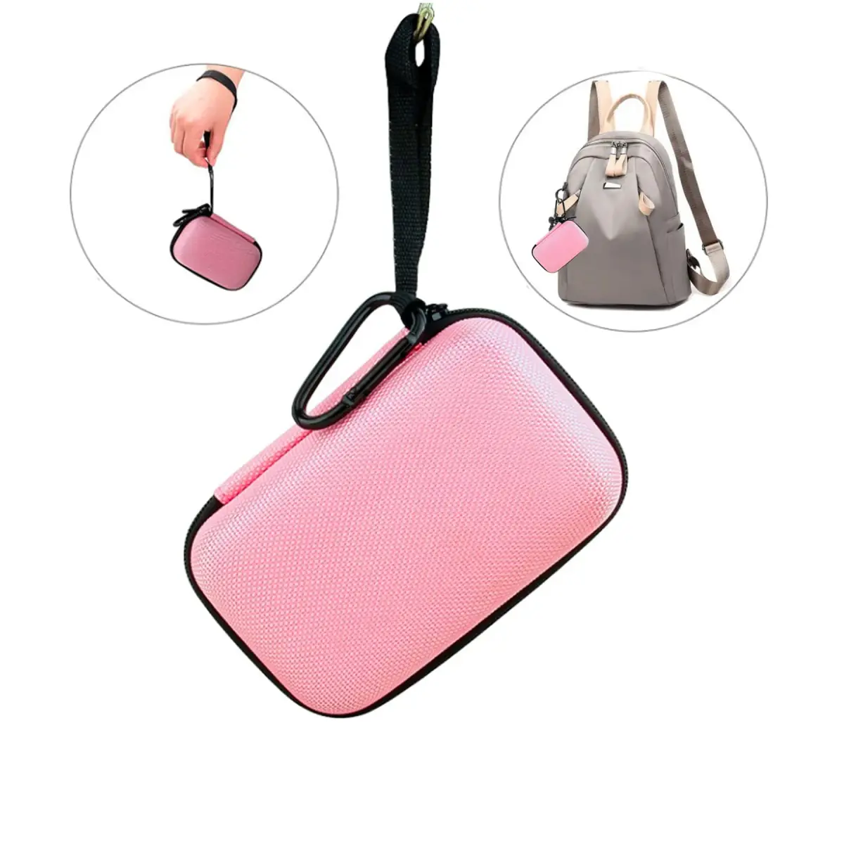 WERJIA Hard Carrying Case for Olympus Tough TG-7/TG-6/TG-5/TG-4 Digital Camera Case (Pink) | Compact & Lightweight Travel Storage - view 4