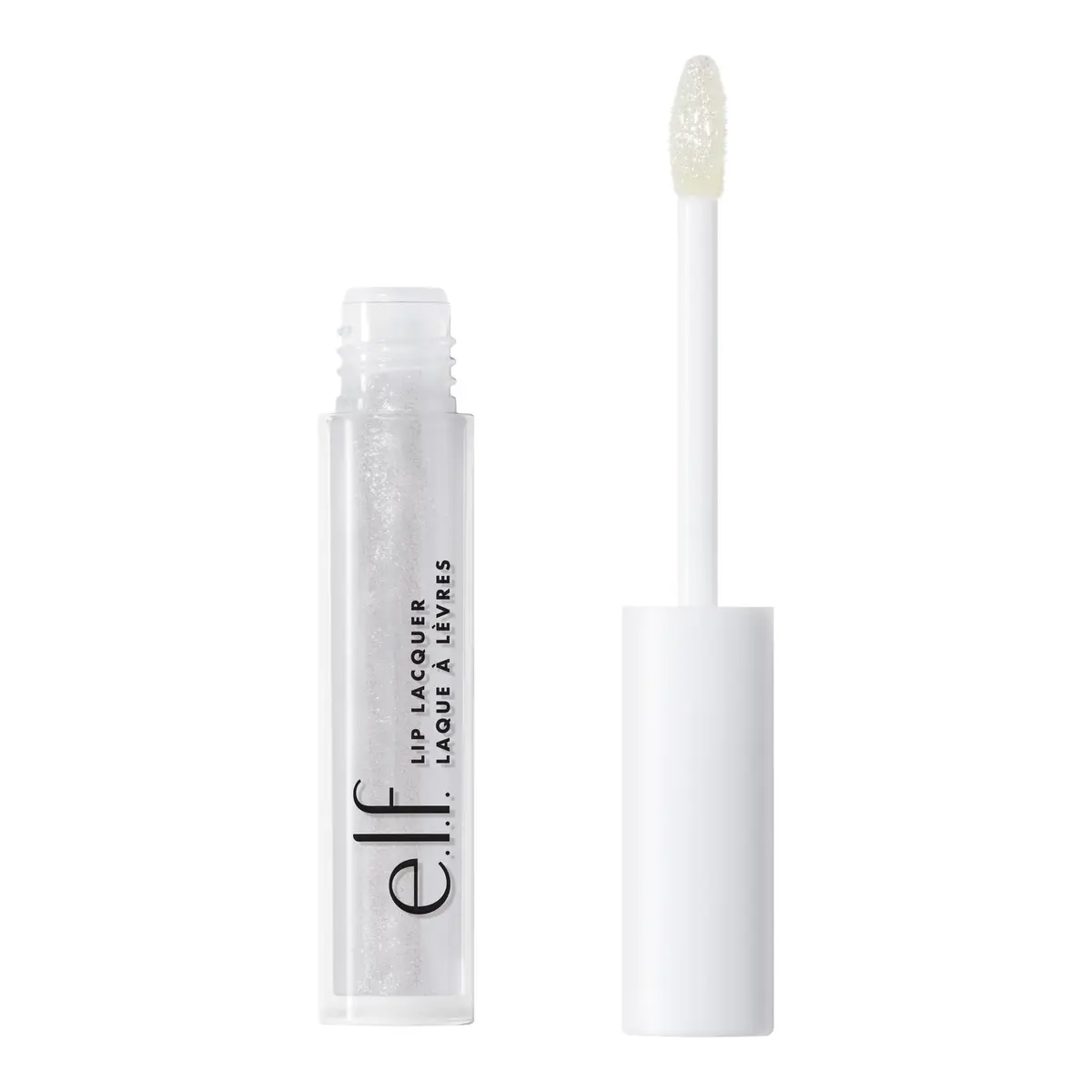 e.l.f. Lip Lacquer, Bubbles | High-Shine, Non-Sticky Lip Gloss with Vitamin Infused Formula - main product image