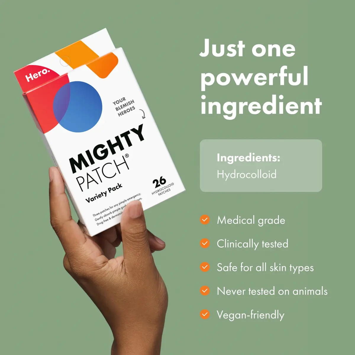 Mighty Patch Acne Pimple Patches 26 Ct | Hydrocolloid Skin Care for Clearer Skin - view 6