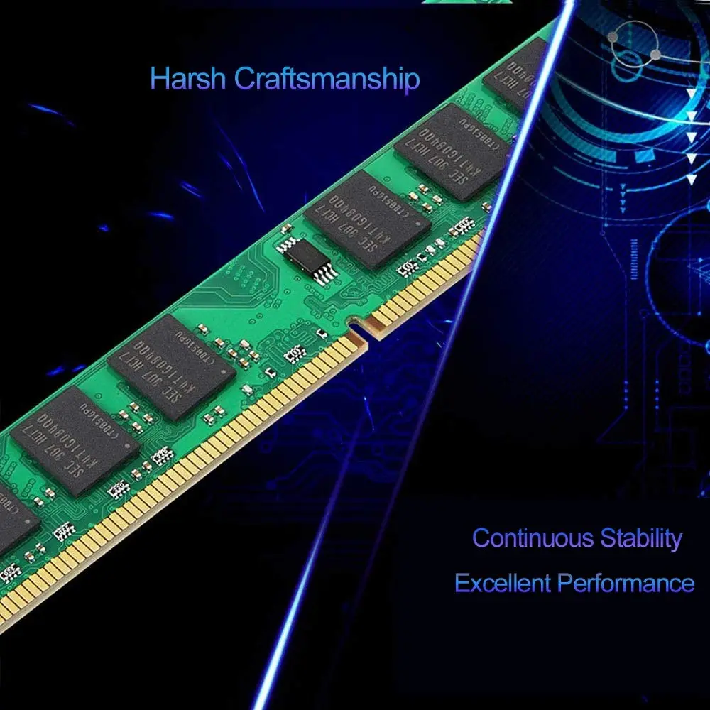 Motoeagle 8GB DDR2 800MHz UDIMM RAM Kit (2x4GB) for Desktop | High Compatibility & Stability - view 3