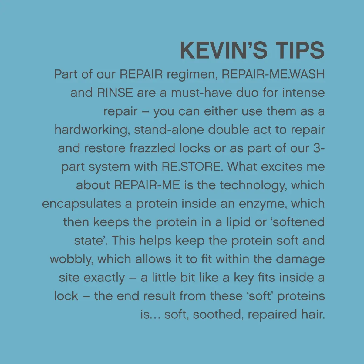 KEVIN.MURPHY REPAIR-ME.WASH Moisturising Hair Repair Shampoo 250ml (8.45 Fl Oz) | Hydrating Frizz Control Shampoo for Damaged Hair - view 6