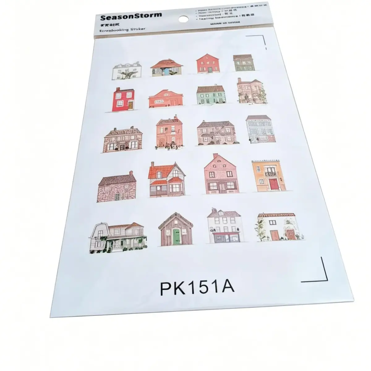 Seasonstorm Cartoon House Kawaii Aesthetic Pastel Art Agenda Journal Planner Stickers | Vibrant, Waterproof, 8x5 inch Sheets - view 6