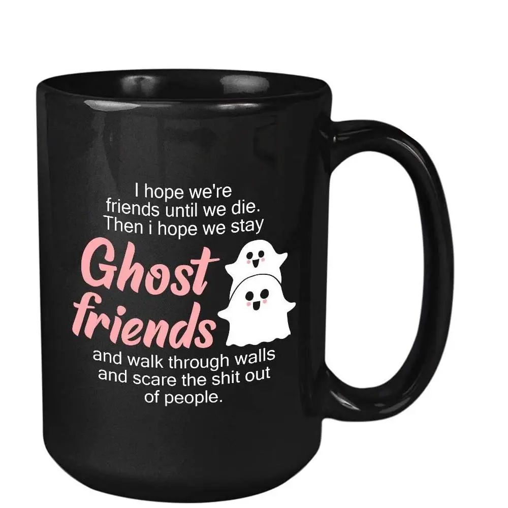Bubble Hugs Friends Coffee Mug 15 oz | Funny Bestfriend Gift for Long Distance (70-120 chars) - main product image