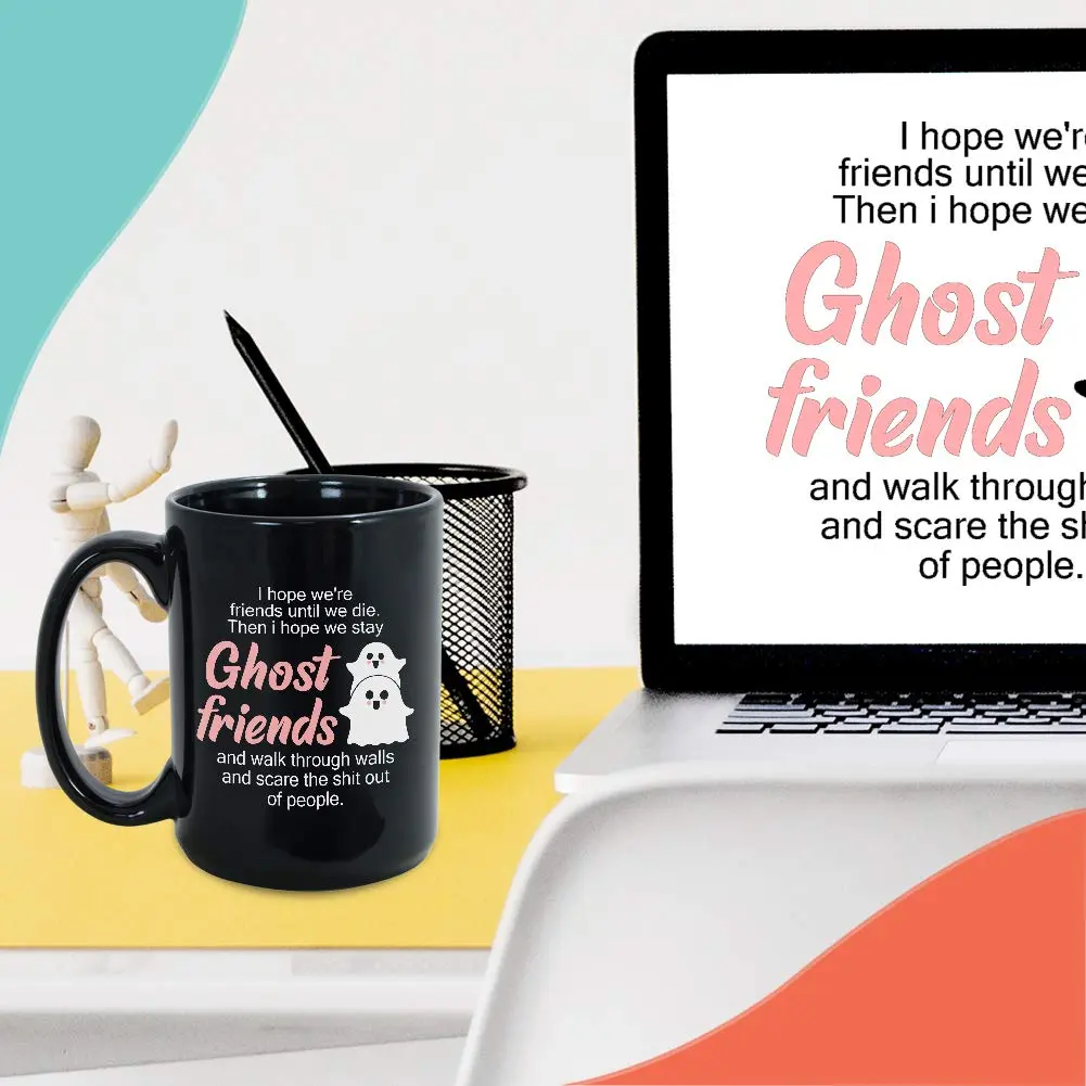 Bubble Hugs Friends Coffee Mug 15 oz | Funny Bestfriend Gift for Long Distance (70-120 chars) - view 6