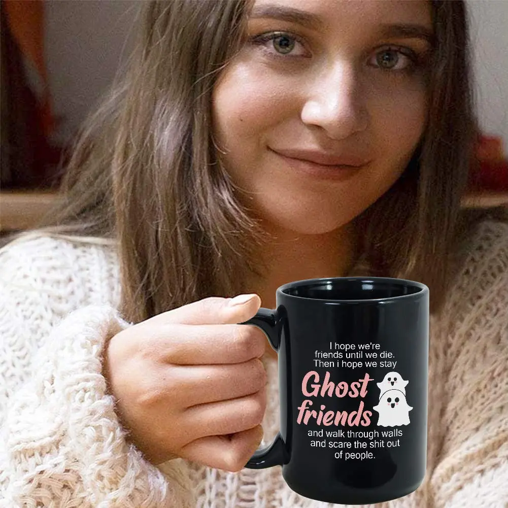 Bubble Hugs Friends Coffee Mug 15 oz | Funny Bestfriend Gift for Long Distance (70-120 chars) - view 7