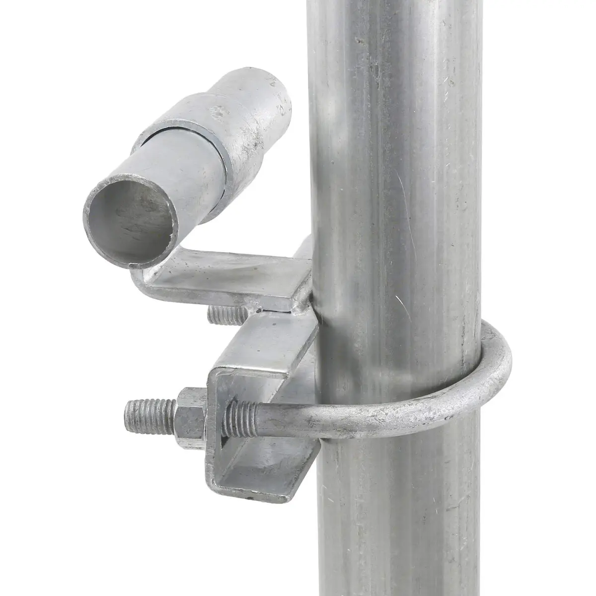 Plum Fittings Chain Link Fence Rolling Gate Universal Track Bracket | Rust-Resistant Steel, Adjustable Mount, Easy Installation - view 2