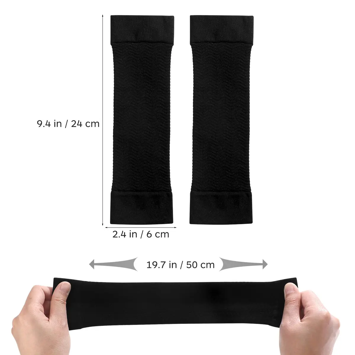 HEALLILY Arm Shaper Wrap Belt Elastic Slimming Support for Women | Breathable Lightweight Arm Support Sleeve to Improve Blood Circulation & Ease Muscle Fatigue - view 7