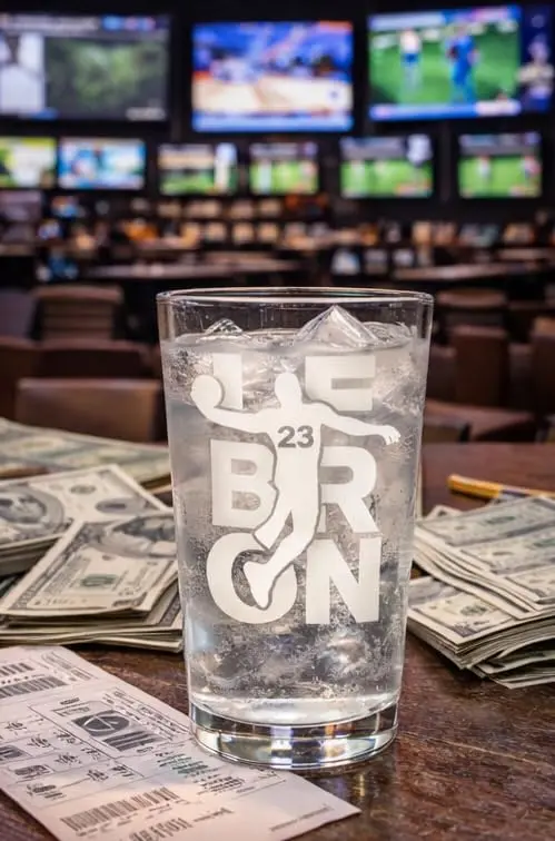 Hat Shark Lebron #23 Basketball Laser Engraved Pint Glass 473ml (16 oz) | Custom Sports Gift - view 17
