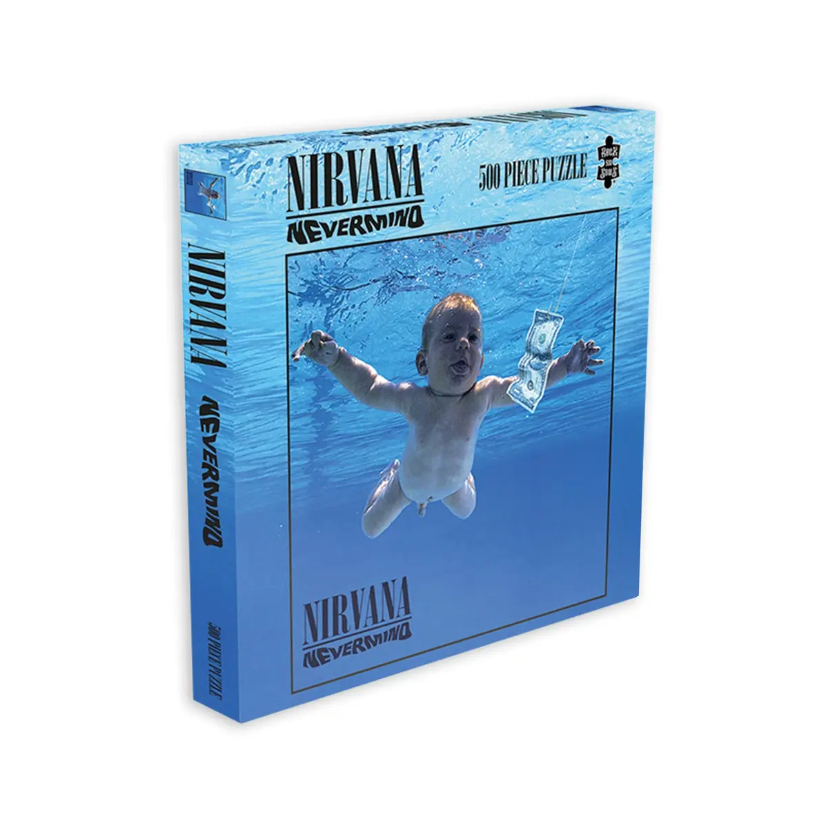 RockSaws Nirvana Nevermind 500 Piece Jigsaw Puzzle | Officially Licensed Music Memorabilia, 39cm x 39cm - main product image