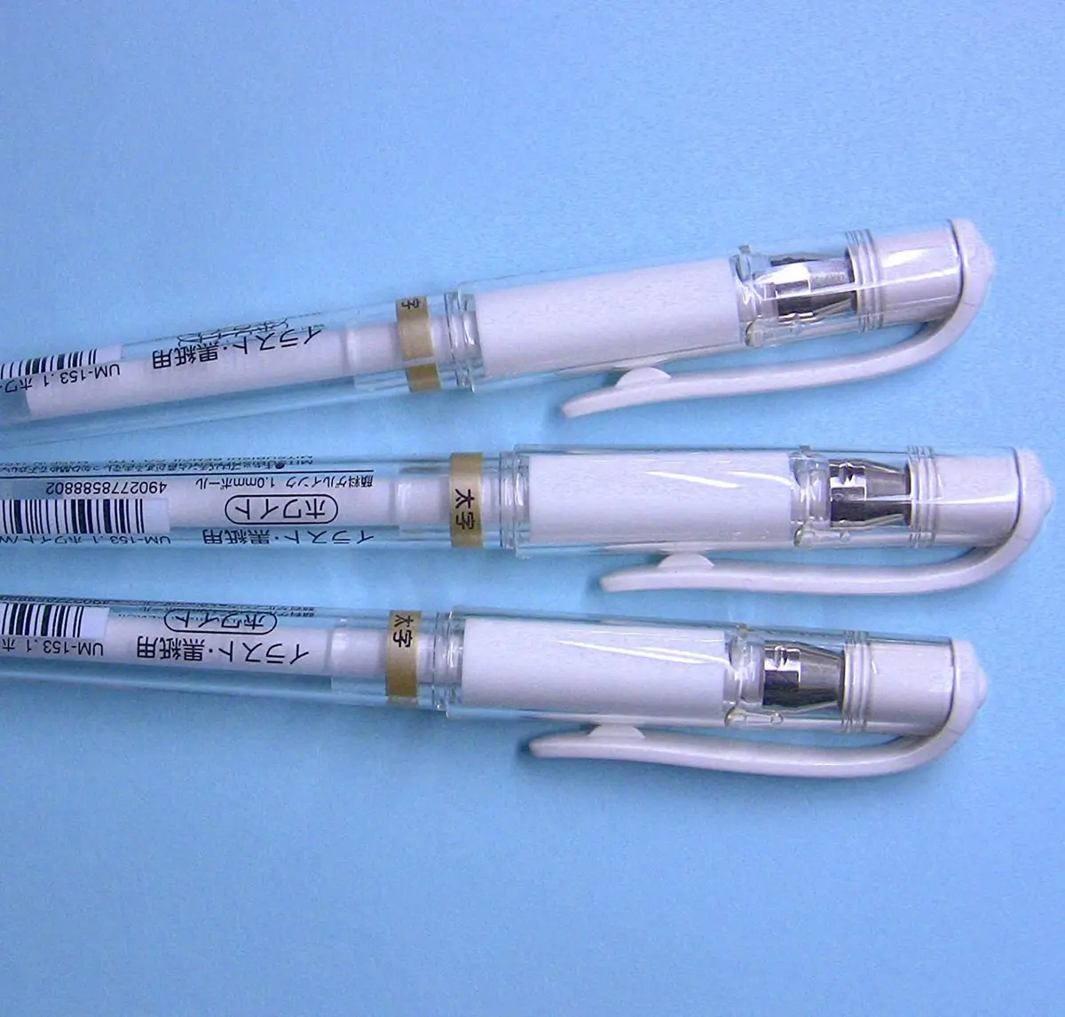 Uni-Ball UM 153 Signo Broad Point Gel Pen - White - Pack of 3 | Smooth Ink Flow Writing Instrument - view 2