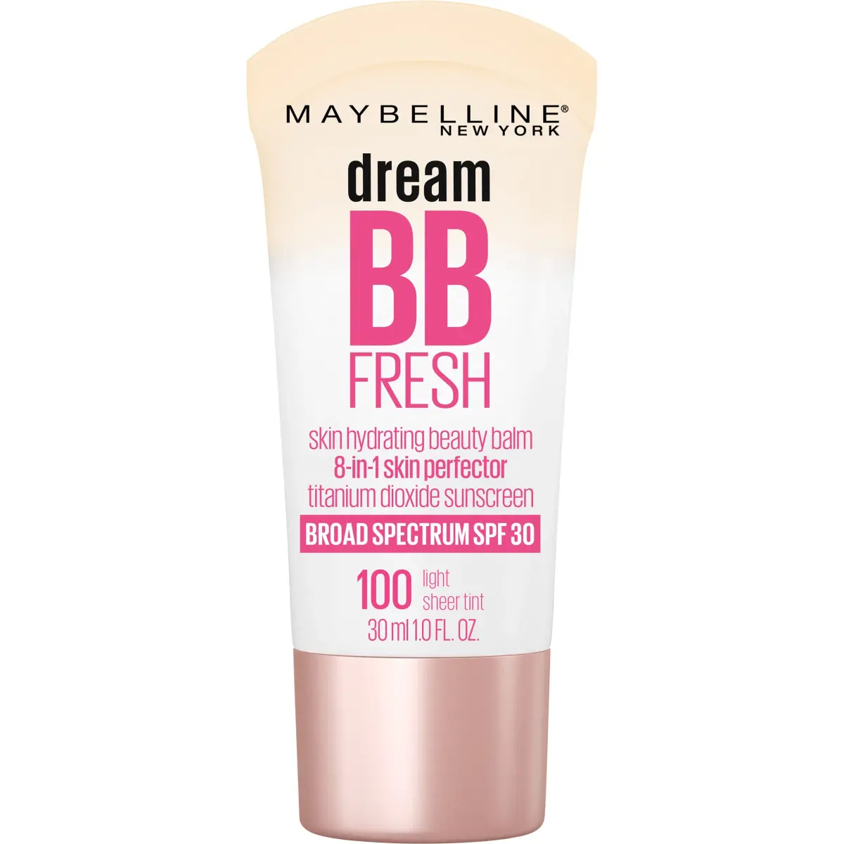 Maybelline Dream Fresh Skin Hydrating BB Cream 1 Fl Oz | 8-in-1 Skin Perfecting Beauty Balm with SPF 30 - main product image