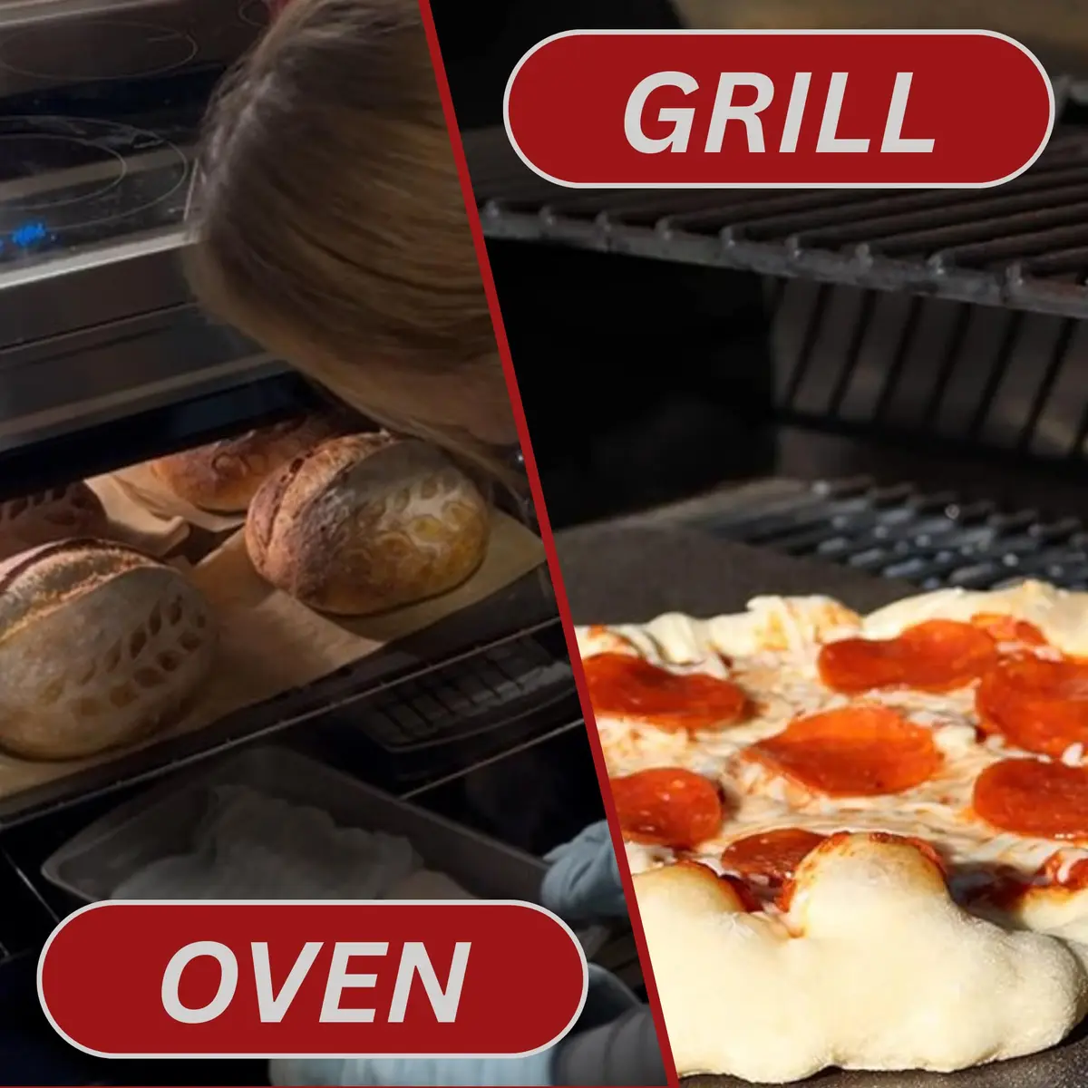 THERMICHEF 14" x 14" Pizza Steel - 3/8" Steel, 9.1kg (20 lbs) | Heavy-Duty Oven & Grill Steel - view 8