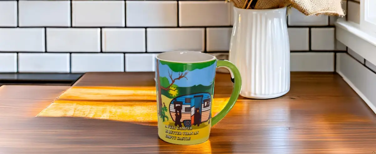 Pine Ridge Black Bear RV Camper Ceramic Mug 12oz | Nature Lover Gift for Campers & Outdoors - view 6