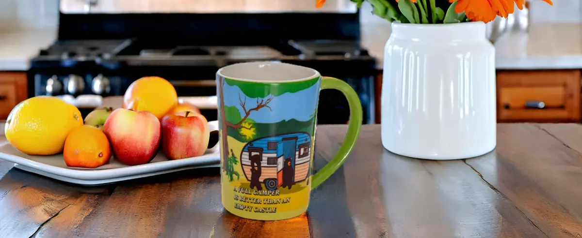 Pine Ridge Black Bear RV Camper Ceramic Mug 12oz | Nature Lover Gift for Campers & Outdoors - view 7