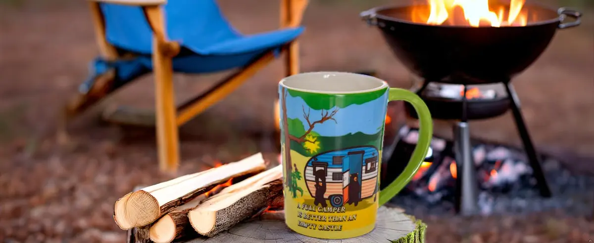 Pine Ridge Black Bear RV Camper Ceramic Mug 12oz | Nature Lover Gift for Campers & Outdoors - view 2