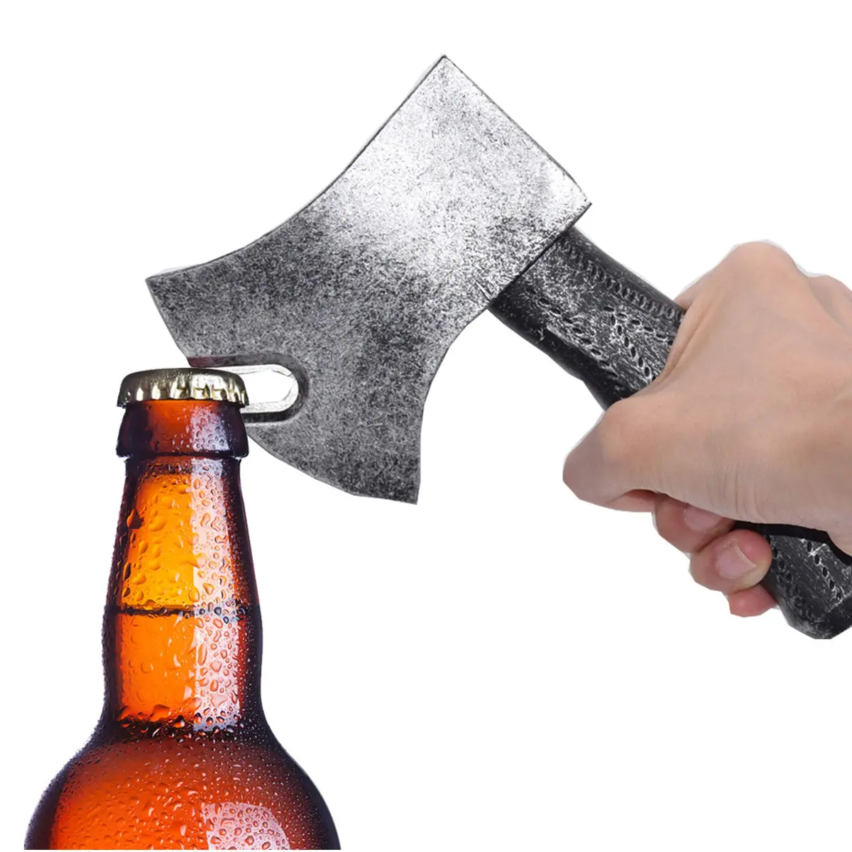 AMJUDOT Refrigerator Magnetic Axe Bottle Opener | Magnetic & Axe Hammer Shape, 18.5 x 10 x 5 cm - main product image