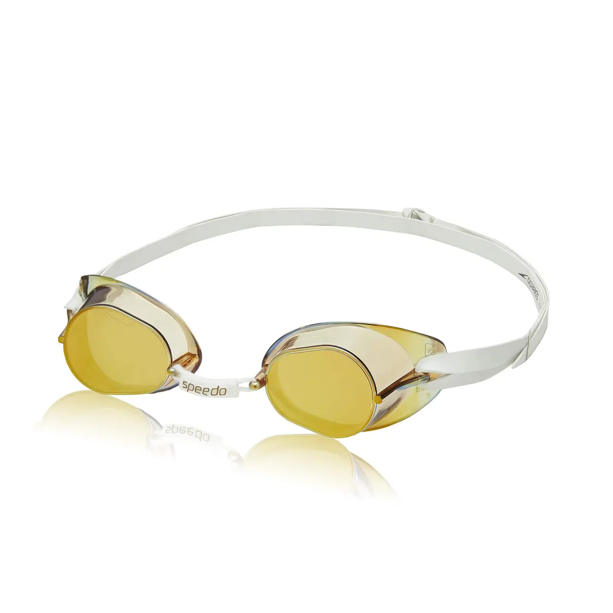Speedo Unisex-Adult Swedish Swim Goggles | Mirrored, Low-Profile, Self-Assembly - view 2
