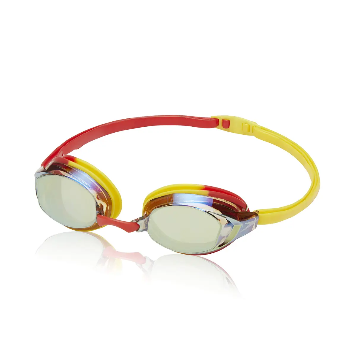 Speedo Unisex-Adult Swim Goggles Vanquisher Extended View | Panoramic Mirrored Anti-Glare Lenses - main product image