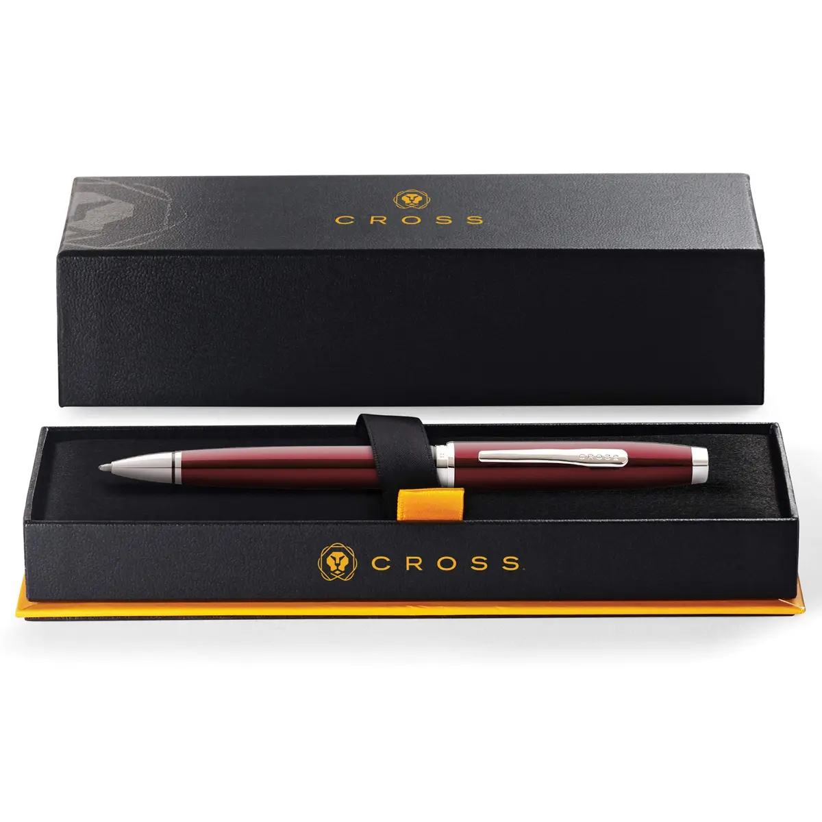Cross Coventry Ballpoint Pen (Medium Stroke Thickness with Gift Box) Red/Chrome | Classic, Refillable, Gift-Ready - view 4