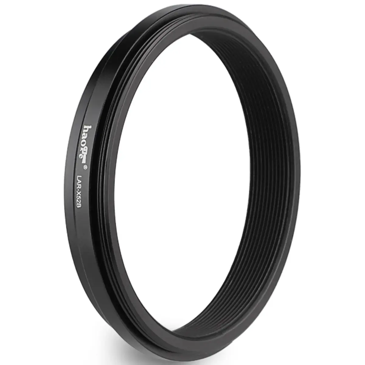 Haoge Black Camera Lens Filter Adapter Ring for Fujifilm X100V X100VI with 49mm Filter Mount - main product image