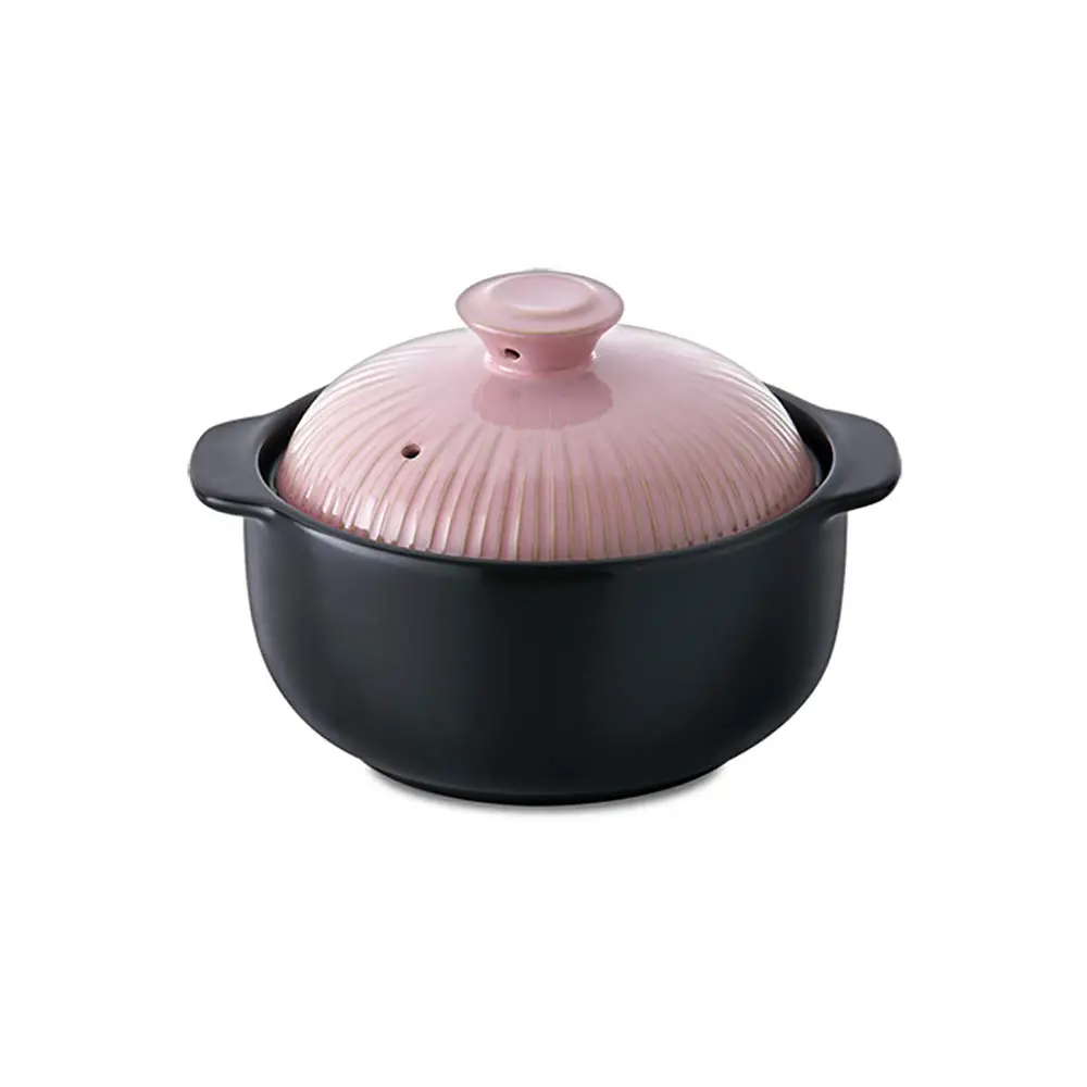 Lucia 1000ml Glazed Ceramic Cookware Hot Pot | Heat & Water Resistant - South Korea - main product image