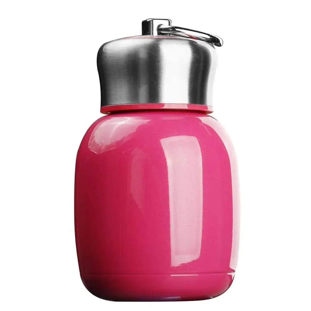 Gets Mini Vacuum Insulated Water Bottle 200ml (7 Oz) | Rose Color, Stainless Steel, Keep Hot/Cold - view 2