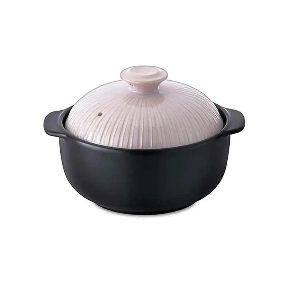 Lucia 1400ml Glazed Ceramic Cookware Hot Pot | Heat & Water Resistant - South Korea - main product image