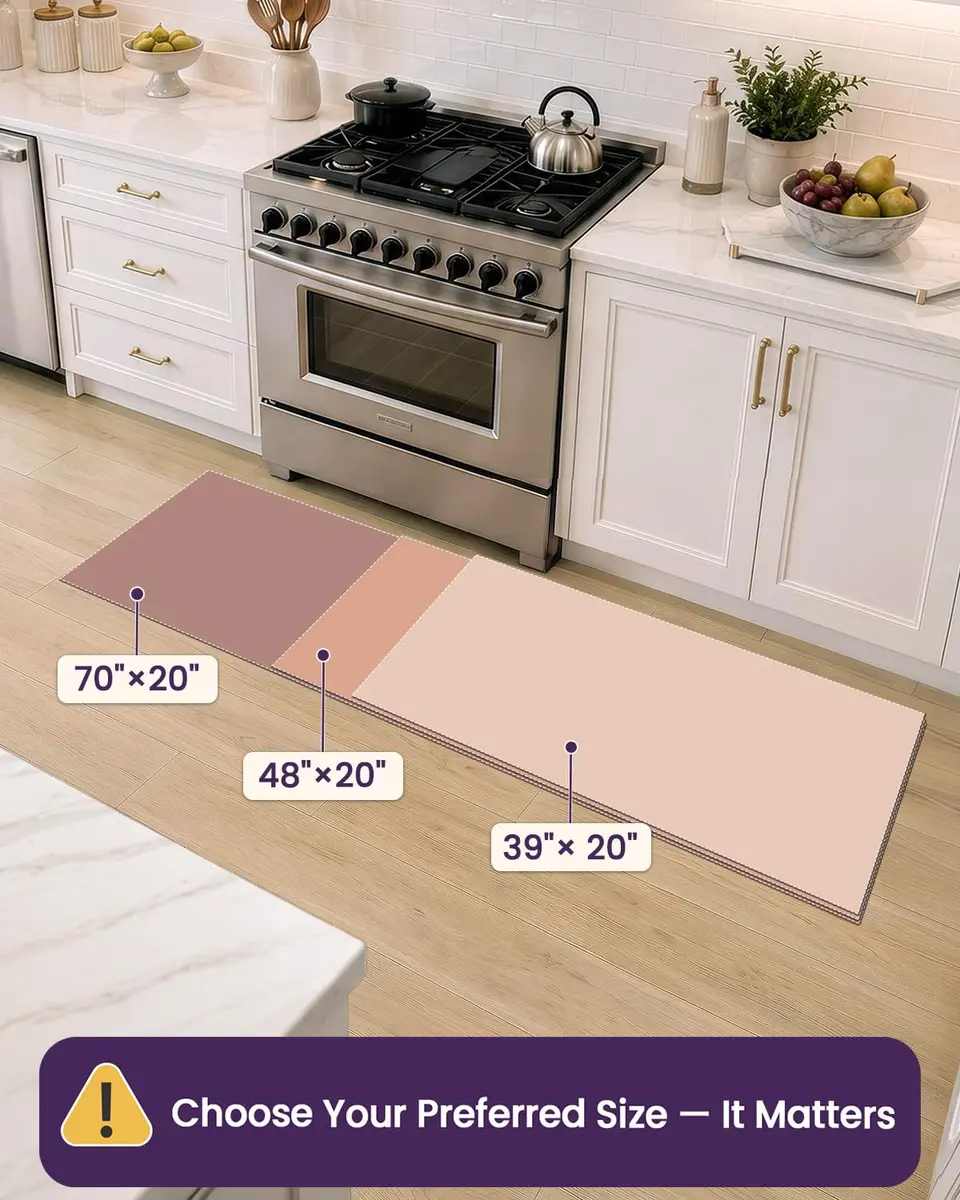 DEXI Anti Fatigue Kitchen Floor Mat Cushioned Standing Runner 48" x 20" (122cm x 51cm) | Reduces Foot, Knee & Back Strain - view 5