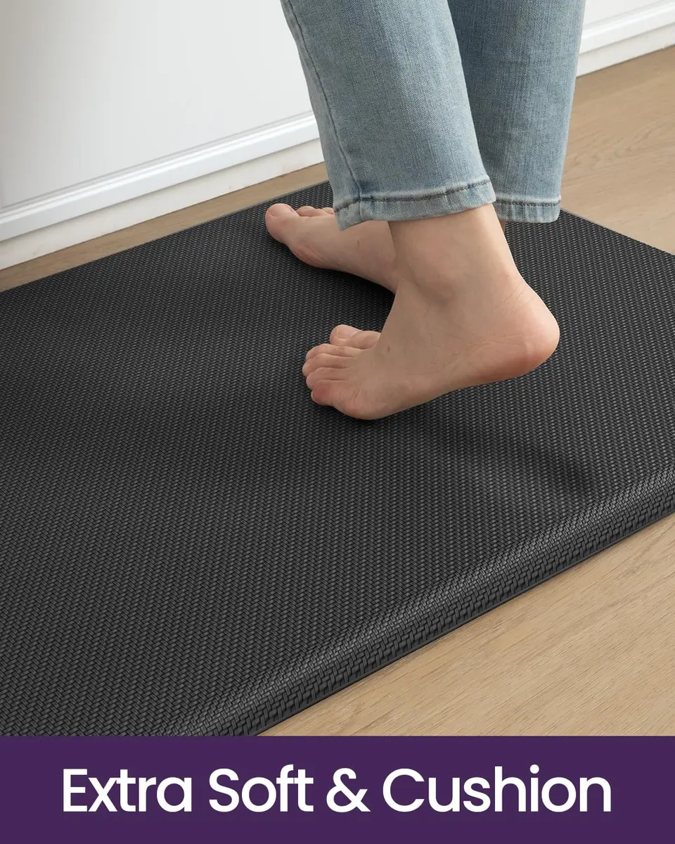 DEXI Anti Fatigue Kitchen Floor Mat Cushioned Standing Runner 48" x 20" (122cm x 51cm) | Reduces Foot, Knee & Back Strain - view 7