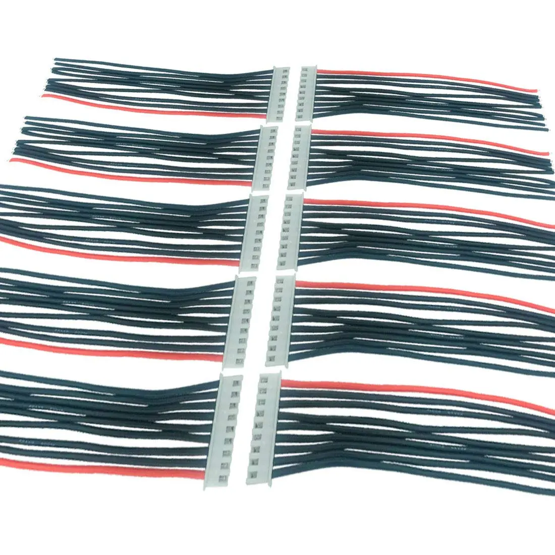 FLY RC JST-XH 8S Balance Extension Lead Wire 20cm (0.66ft) | 10-Pack for LiPo Battery Charging - main product image