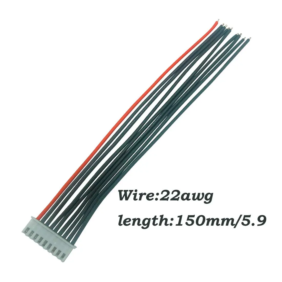 FLY RC JST-XH 8S Balance Extension Lead Wire 20cm (0.66ft) | 10-Pack for LiPo Battery Charging - view 2