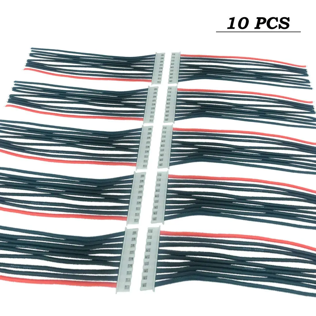 FLY RC JST-XH 8S Balance Extension Lead Wire 20cm (0.66ft) | 10-Pack for LiPo Battery Charging - view 3