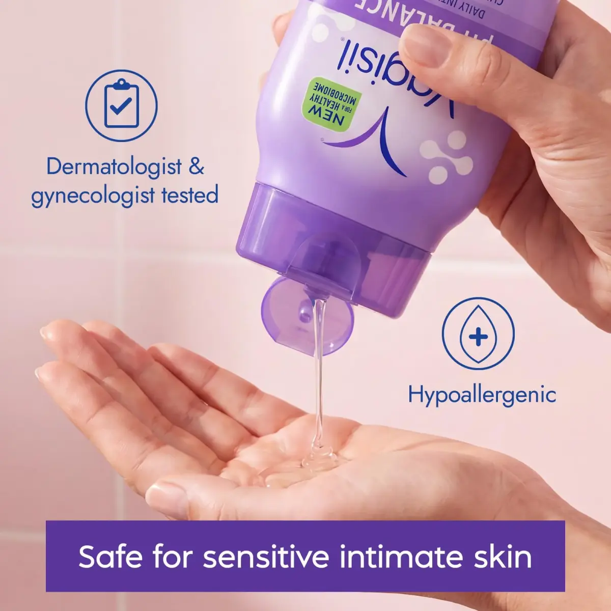 Vagisil pH Balance Feminine Wash LactoPrebiotic 360ml (12 Fl Oz) | Gynecologist Tested - view 6