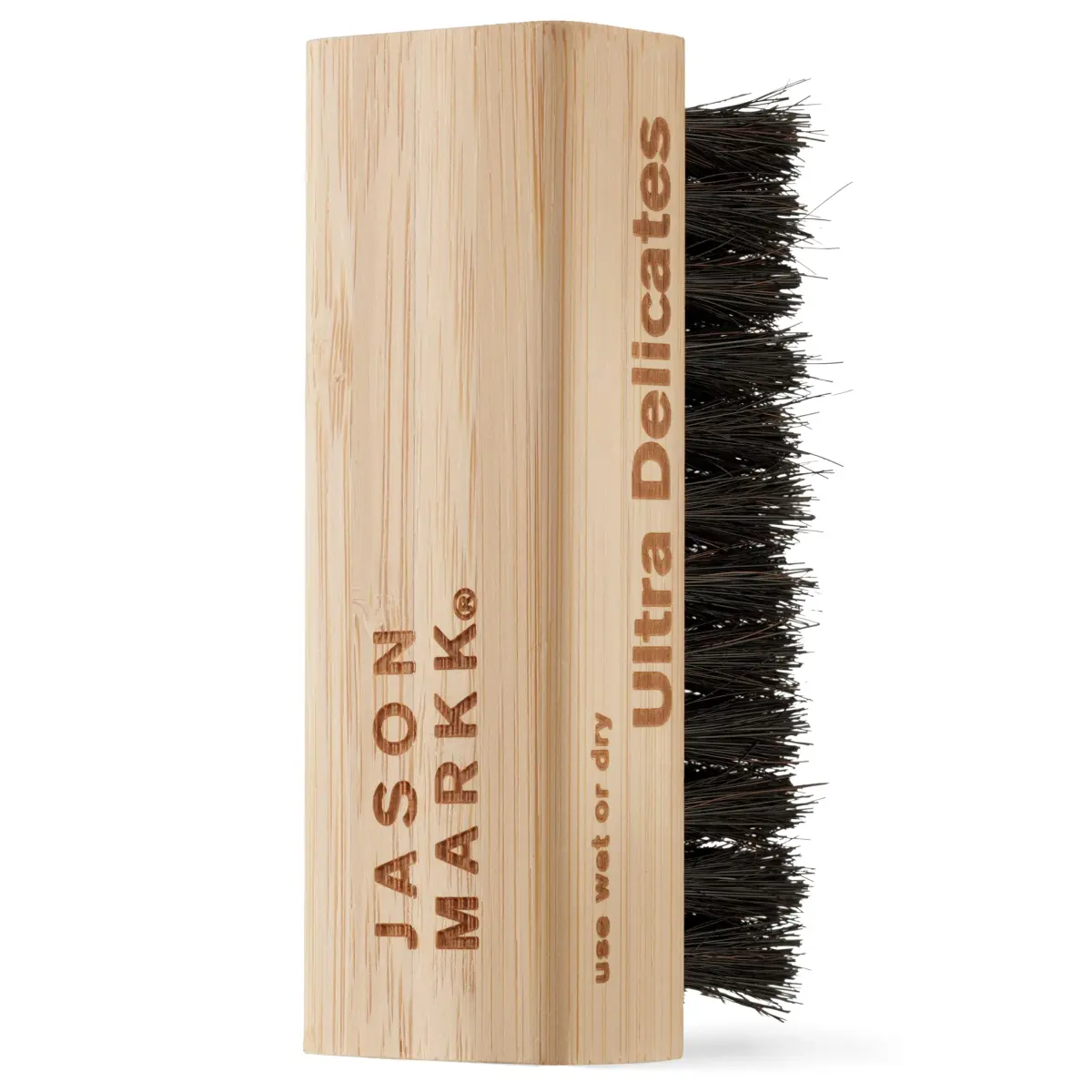Jason Markk Ultra Delicate Shoe & Hat Cleaning Brush | Soft Bristles, Bamboo Wood, Sneaker Care (1 Brush) - main product image