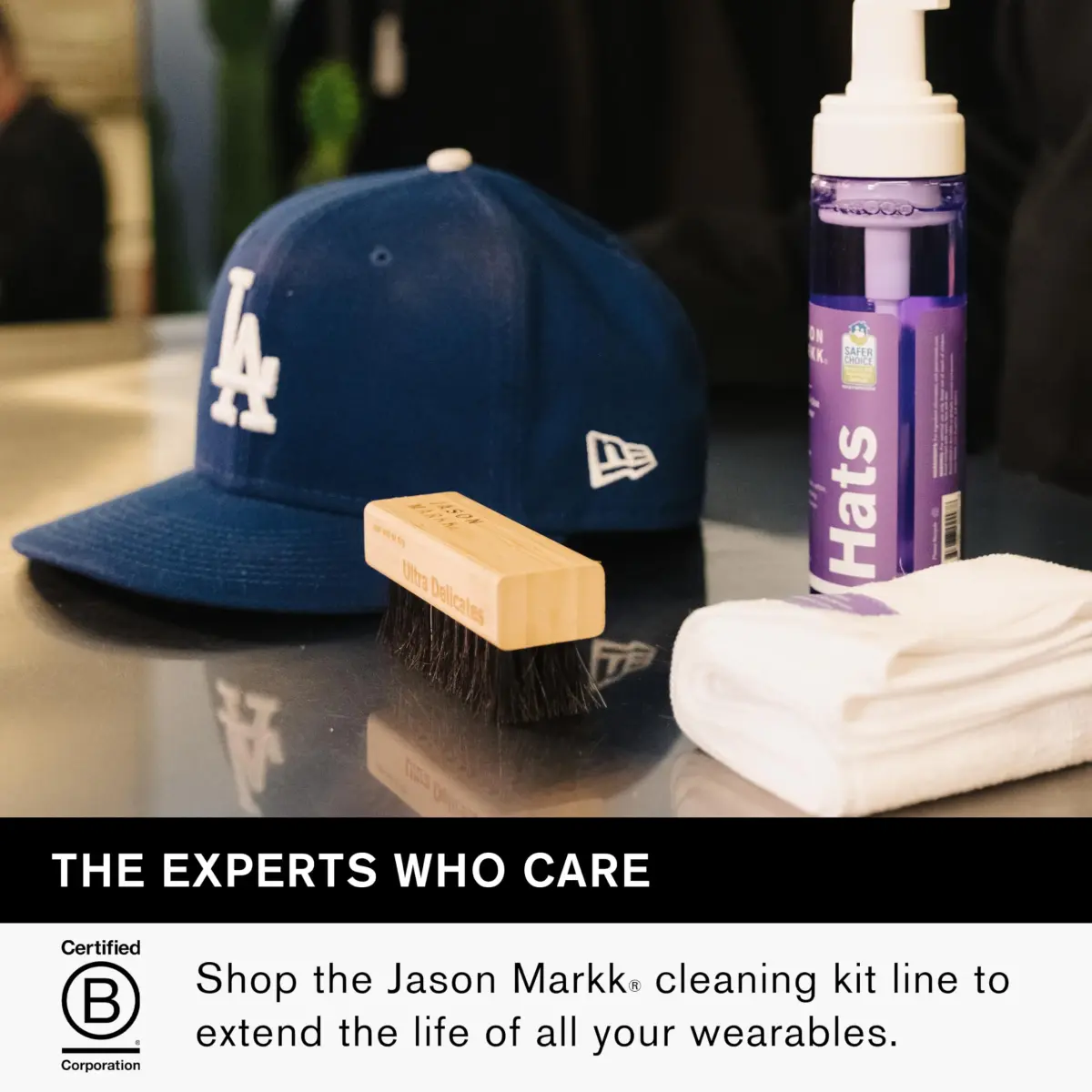Jason Markk Ultra Delicate Shoe & Hat Cleaning Brush | Soft Bristles, Bamboo Wood, Sneaker Care (1 Brush) - view 7