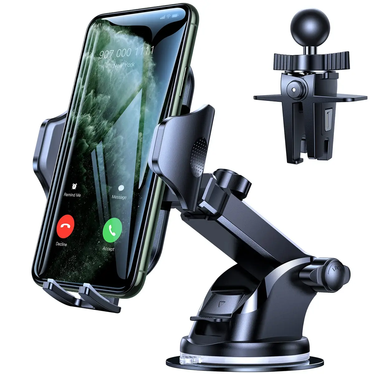 VICSEED 2026 Upgraded Car Phone Holder Mount | 86LBS Ultra-Powerful Suction, Sturdy & Flexible - main product image